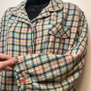 Women’s‎ medium, sleep sense, authentic Portuguese flannel GUC top and bottoms